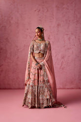 ROSE PINK BRIDAL LEHANGA